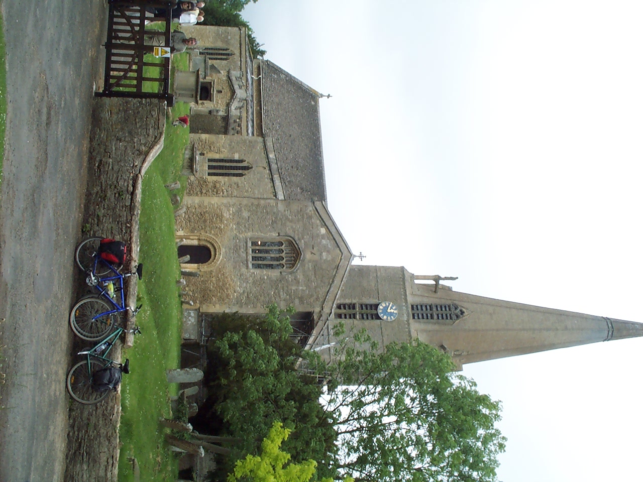Church at Bampton, serving morning tea and hosting Morris Dancing